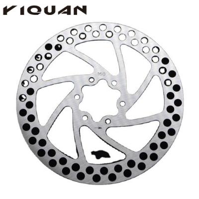 China MTB Mountain Bike Brake Pads Oil Brake Disc 140mm/160m'm Road Bicycle Brake Disc Times With Screws for sale