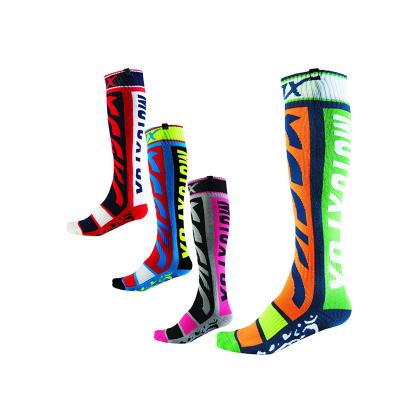 China BY-II-0171 Custom Men's Compression Fashion Knee High Motocross Socks Antibacterial for sale