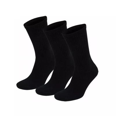 China BY-II-0119 Mens Unisex Black Sports Athletic Socks Antibacterial for sale