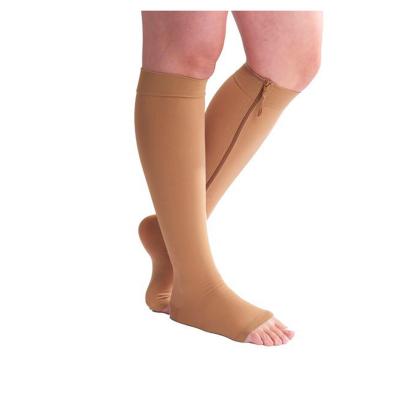 China BY-II-0236 Zipper Compression Socks Antibacterial Zipper Sock for sale