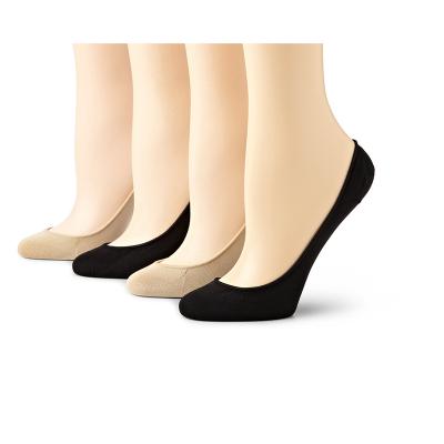 China Wholesale BY-I-0250 Women's Invisible Liner Socks Antibacterial For Women Manufacturers Ladies Foot Cover Socks for sale