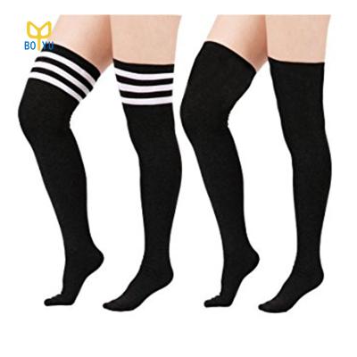 China BY-II-0983 antibacterial over the knee socks over the knee socks overknee socks for sale