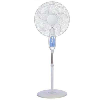 China 16 Inch Solar Power Energy Saving AC DC Plastic Stand Fans Electric Solar Fan Rechargeable Lightweight Solar Tabletop Fan for sale