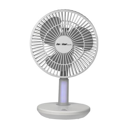 China Portable Home Usb Rechargeable Solar Rotating Modern Low Noise Cheap Mini Small Fan Emergency Light Fan Modern Classic for sale