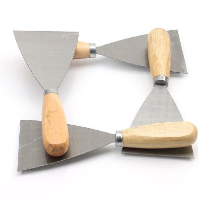 China Putty Knife Scrapers Spackle Knife Metal Scraper Tool Old Putty Dusting Film Removal Various Sizes For Drywall Plaster Finishing Tools for sale