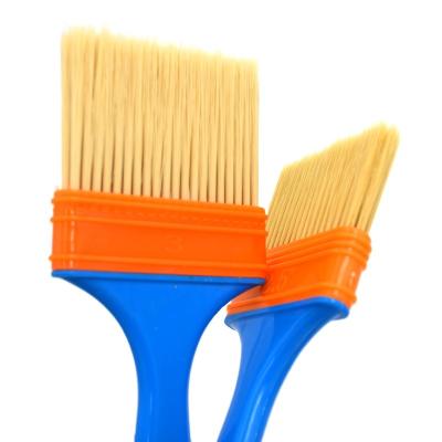 China South America Popular Rubber Plastic Handle Paint Brush Bristle Paint Brush for sale