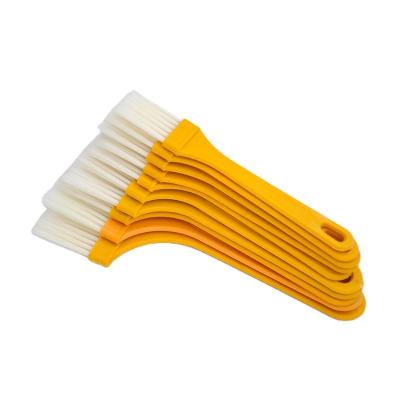 China United States Market Flat Premier Brush Paint Selection High Up Paints Super Fine Synthetic Fiber Brush Plastic Handle for sale