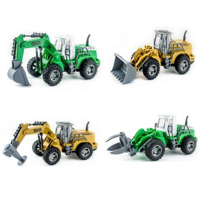 China 2021 New RC Hobby 1:30 Scale 5 Channels Radio Control RC Car RC Excavator Toy for sale