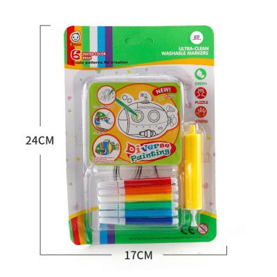 China ABS Diy Doodle Cardboard Drawing Early Educational Toys For Toddler for sale