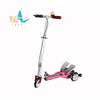 China Child Customize Scooter Pedal OEM ODM Double Wheel Scooter With Foldable Pedal Kids Scooter for sale