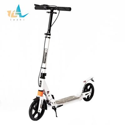 China Youth Foot Pedal Suspension Two Wheels Scooter Folding Adjustable Adult Kick Scooter for sale