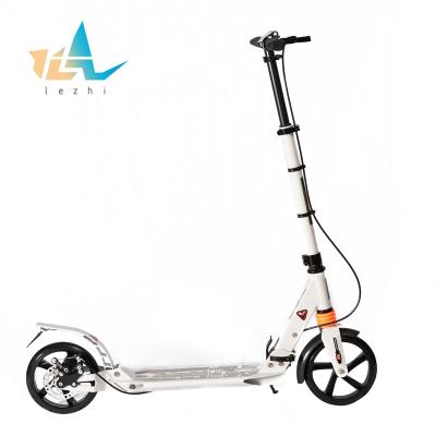 China Large 200 Wheel Street Kick Scooter City Partner Fashion Adult Outdoor Scooter Fast Folding Full Aluminum for sale