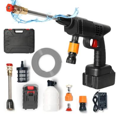 China New China-chic 24V 48V High Pressure Car Washing Machine Water Gun Cordless Automatic Spray Gun Cordless Spray Gun for sale