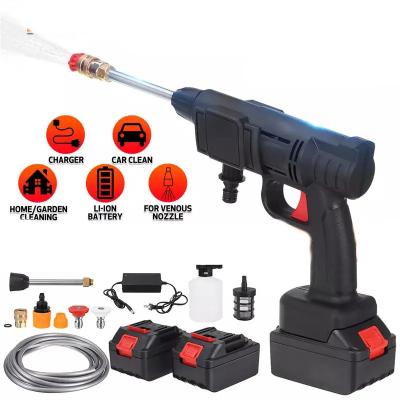 China China-chic New Household 1000W Cordless Cordless Car Water Gun Seal Gun Foam Wash Jet High Pressure Cleaner For 48V 88V 998V Battery for sale