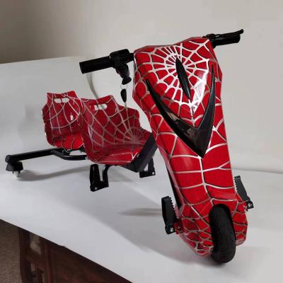 China High Quality Electric Outdoor Sports Children Scooter 3 360 Wheel Car Drift Tricycle With 2 Seat for sale