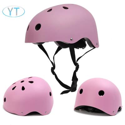 China PC+EPS CE Certified Kids Safety Helmet City Cycling Road Riding Skateboard E Scooter Bike Helmets With Adjuster for sale