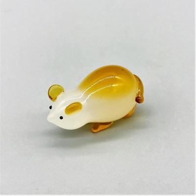 China Europe Mouse Glass Figurine for sale