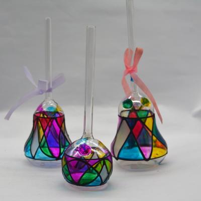 China Japan Festival Glass Painted Blowing Sound Souvenir for sale