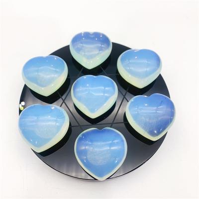 China China high quality low price acrylic opalite heart for making jewelry necklace bracelet abd DIY for sale