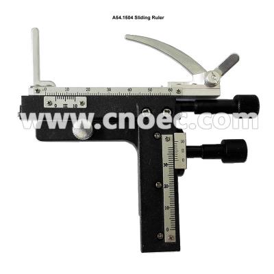 China Horizontale 11.5CM Microscoop Bijkomende Glijdende Heerser A54.1504 Te koop