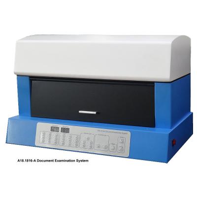 China A18.1816-A Document Examination Analyzer / Document Examination Equipment With Halogen Lamp UVC UVA for sale