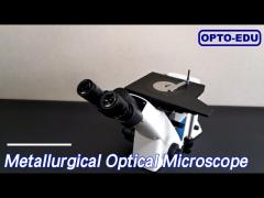 Digital Trinocular Metallurgical Optical Microscope Invered USB For Polarizing Observation