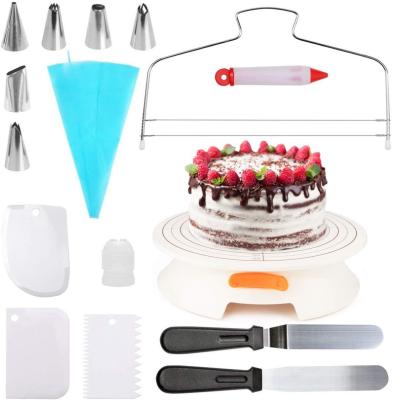 China Wholesale High Quality Disposable Cake Stand Rotating Baking Tool Kit for Cake Decorating for sale