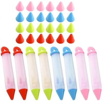 China Sustainable Silicone Food Writing Pen Cake Cookie Cream Pastry Chocolate Decorating Icing Pen DIY Personalized Cake for sale