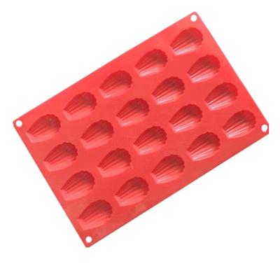 China Viable Tools Shell Biscuits Chocolate Cake Decorating Madeleine Mold Silicone Shell Silicone Mold Madeleine Cookie for sale