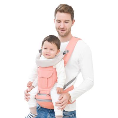 China Soft Cotton Breathable Bearing Infant Carrier Baby Soft Wrap Top, Soft Adjustable Kids Lay Sling Baby Carrier for sale