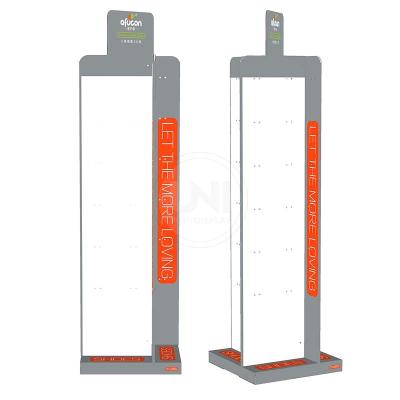 China China Manufacturer Best Quality 4 Sides Environmental Friendly Floor Display Stand Stretch Rotating Floor Display Stand for sale