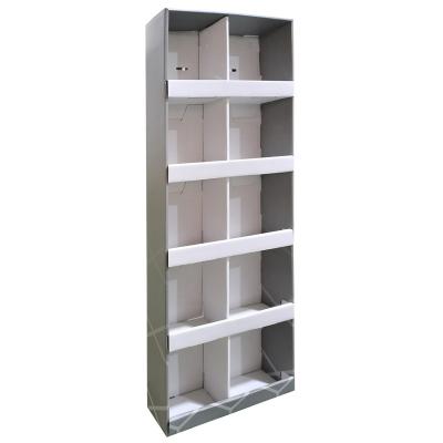 China Material Recyclable Customized Floor Rack Partner Display Unit Sockets Partner Display Stands for sale