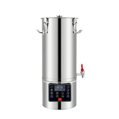 China Newest Version 1600W Commercial Soybean Milk Machine 18L Capacity Automatic Soy Bean Maker Soymilk Maker With Stirring And Heating F for sale