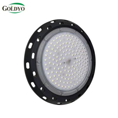 China Warehouse Manufacturer GOLDYO High Bay Lights Industrial Lamp Fixtures 50W/100w /150W/200w Led UFO High Bay Light for sale