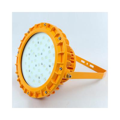 China Good quality 50w/100w/150w/200w round led die-cast aluminum shape gray/yellow explosion proof lamp for sale