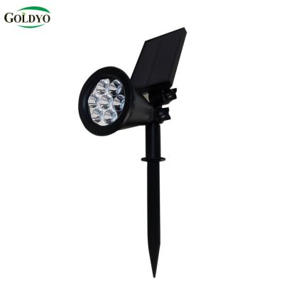 China GOLDYO garden color changeable ip65 solar garden lights outdoor waterproof led solar light for sale