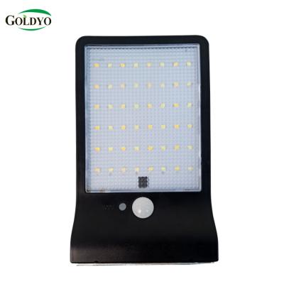 China Garden GOLDYO Solar Powered System Lighting Outdoor Led Lights Led Wall Light for sale