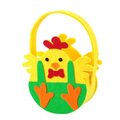 China Holiday Decoration Holiday Supplies Easter Sack Gift Craft Chicks Easter Basket for sale