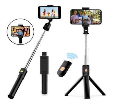 China 2020 Selfie Stick Remote Tripod Radio K10 360 Tourist Selfie Stick With Support Tripod Remote Camera For Apple iPhone 12 12pro Max 12pro For iPhone 11 for sale