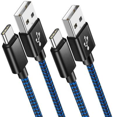 China High Quality Nylon Braided Fast Charging Type C 3.0 Usb C Cable For Huawei Samsung Data Cable Charging Micro Usb Cable YSH-8002 for sale