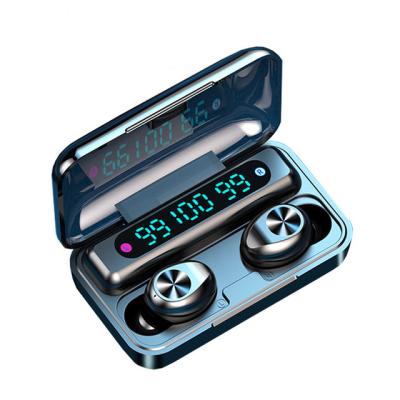 China F9-10 Portable Black Charging Playtime Genuine Tws Wireless Earbuds F9-10 Earphone Case 3 LCD LED Display Battery 2000mAh for sale