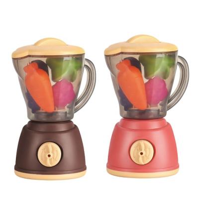 China Non-Toxic Kitchen Appliances Play - Kids Pretend Play Gourmet Juice Blender Cooking Set with Lights and Sounds for sale