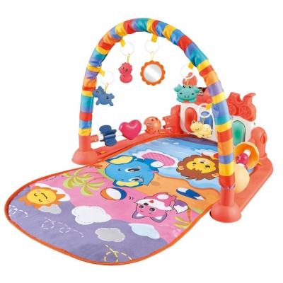 China High Quality Music and Lights Activity Musical Gym Baby Play Mat Gym with Piano and Playpen for sale