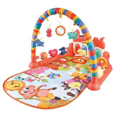 China Music and Lights Zoo Baby Mat Touch Play Blanket Early Educational Musical Play Mat with Playpen for Toddler Gift Toys for sale