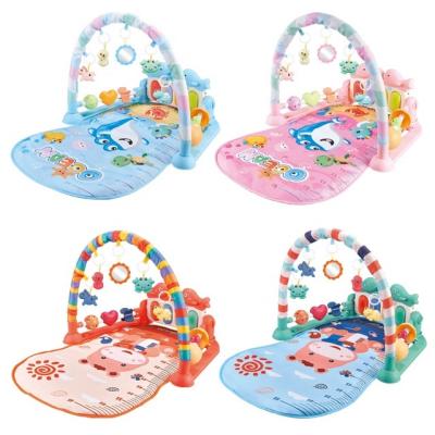 China Hot Selling Portable Kids Play House Toys Piano Play Mat Cotton Baby Mats Music and Lights New Design for sale