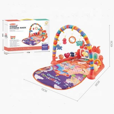 China Hot Play Mat Baby Gym Toys Musical Piano and Lights Amazon Sale Safety Cartoon Model with Music and Light for sale