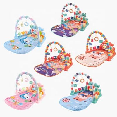 China Music and Lights New Product Luxury Kick n' Play Piano Baby Gym and Tummy Time Activity Mat for sale