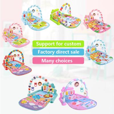 China Music and Lights New Exercise Enlightenment Toys Multi-Functional Play Mat Pedal Piano Skin-Friendly Skins for sale