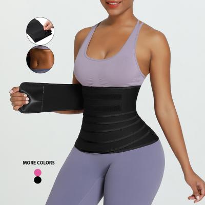 China Fashion Breathable Cool Women Slimming Bodyshaper Waist Trainer Belt Waist Trimmer Wrap Belly Belt for sale