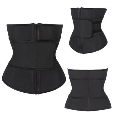 China Wholesale Custom Antibacterial Logo Compression Adjustable Belt Latex Waist Trainer For Women Tummy Control Shapers for sale